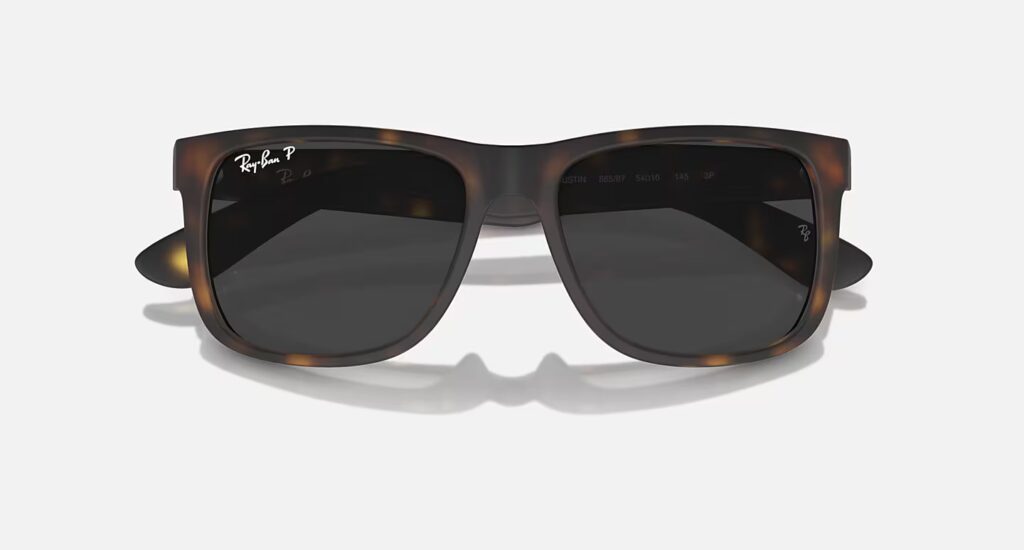 Rayban Justin classic marron homme - edito mai 2025 PointeMag