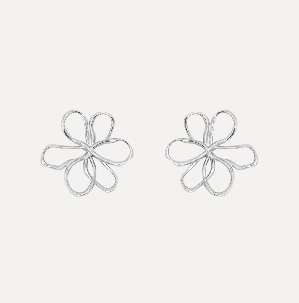 Bloucles oreilles Oscar de la Renta fleurs stylisme PointeMag juin 2025