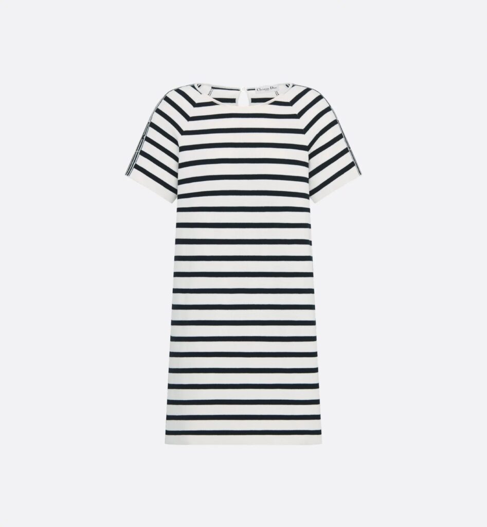 Dior robe marinière, stylisme PointeMag
